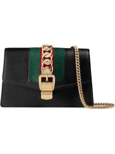 Gucci мини-сумка Sylvie на цепочке