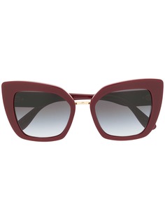 Dolce & Gabbana Eyewear солнцезащитные очки в оправе кошачий глаз