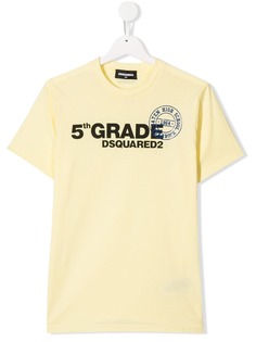 Dsquared2 Kids футболка с принтом 5th grade