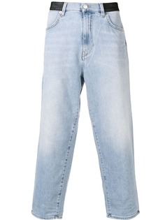 Versace Collection укороченные джинсы прямого кроя