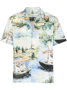 Off-White рубашка с принтом Boating