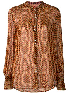 Proenza Schouler блузка L/S из креп-шифона с принтом