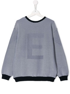 Emporio Armani Kids толстовка с принтом Е