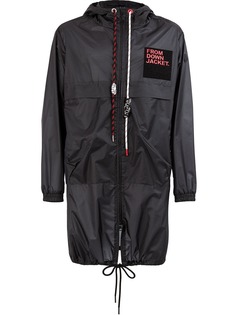 Moncler пальто с нашивкой