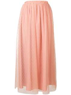 RED Valentino юбка миди в горох
