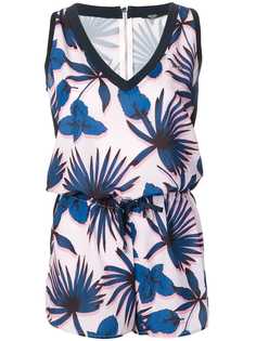 Liu Jo короткий комбинезон с цветочным принтом