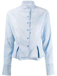 Ermanno Scervino джинсовая рубашка с плиссировкой