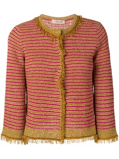 Twin-Set укороченный жакет в полоску