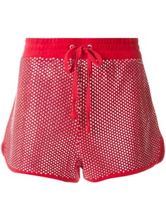Juicy Couture велюровые шорты с кристаллами Swarovski