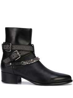 Amiri ботинки с цепочным декором