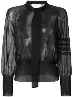 Thom Browne блузка с 4 полосками