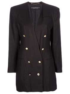 Louis Feraud Pre-Owned двубортный удлинённый пиджак