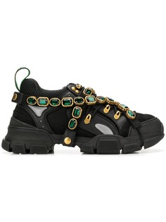 Gucci кроссовки Flashtrek со съемным декором