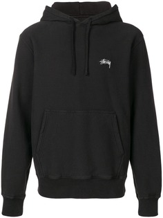 Stussy худи с вышитым логотипом