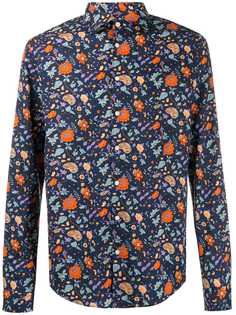 Sun 68 рубашка с цветочным принтом