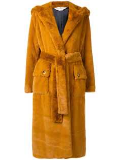 Golden Goose пальто оверсайз с капюшоном