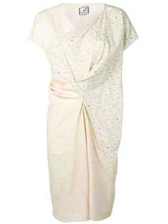 Anntian платье с принтом и драпировкой