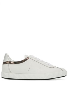 Emporio Armani кеды с эффектом металлик