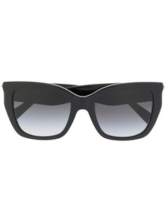 Valentino Eyewear солнцезащитные очки в массивной оправе