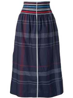 Sportmax юбка миди в клетку