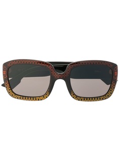 Dior Eyewear массивные солнцезащитные очки