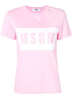 MSGM футболка с логотипом