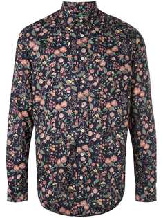 Gitman Vintage рубашка с цветочным принтом