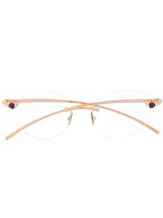 Pomellato Eyewear очки с линзами формы кошачий глаз