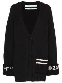 Off-White вязаный кардиган