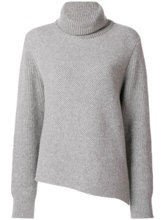 Cédric Charlier асимметричный джемпер с высокой горловиной