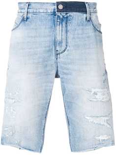 RtA джинсовые шорты прямого кроя