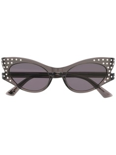 McQ Alexander McQueen солнцезащитные очки с кристаллами