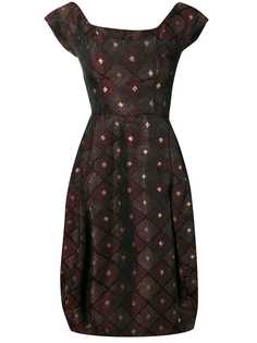 A.N.G.E.L.O. Vintage Cult платье 1950-х годов с узором