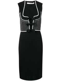 Givenchy Pre-Owned приталенное платье 2000-х годов без рукавов