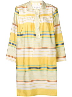 Yves Saint Laurent Pre-Owned платье 1980-х годов в полоску