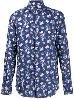 Alessandro Gherardi рубашка с цветочным принтом