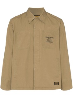 Neighborhood куртка-рубашка с логотипом