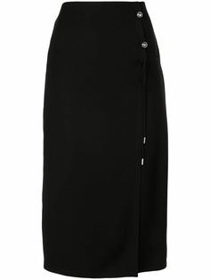 Yigal Azrouel креповая юбка с запахом