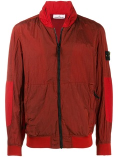 Stone Island куртка-бомбер с нашивкой в виде логотипа