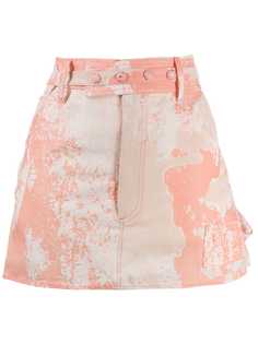 Courrèges юбка с принтом тай-дай