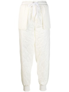 Moncler стеганые спортивные брюки