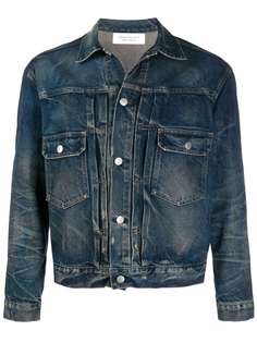 John Elliott джинсовая куртка с эффектом потертости
