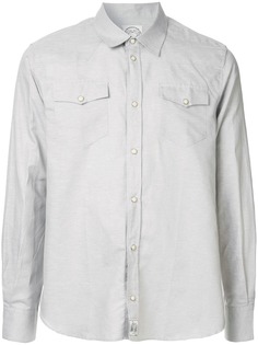 Maison Kitsuné рубашка с двумя нагрудными карманами