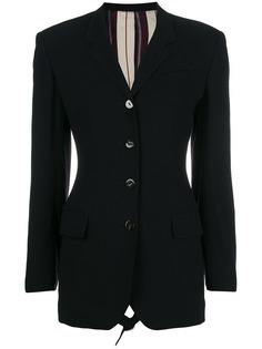 Jean Paul Gaultier Pre-Owned пиджак с вырезом и ремешками на спине