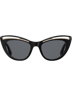 Moschino Eyewear солнцезащитные очки в оправе кошачий глаз