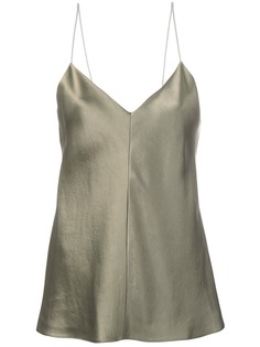 The Row атласный топ на бретелях