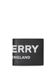 Burberry бумажник с логотипом и окошком для ID-карты