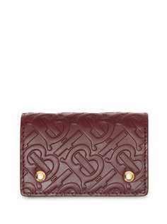 Burberry картхолдер с монограммой