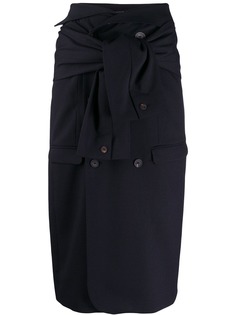 Frenken расклешенная юбка миди