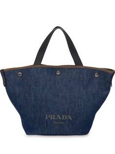 Prada сумка-тоут с логотипом